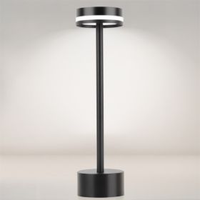 2pcs LED Cordless Table Lamp, 5000mAh Rechargeable Battery, 3 Color Modes Stepless Dimming Touch Lamp, Aluminum Portable Night Light, IP54 Waterp (Option: 1pcs)